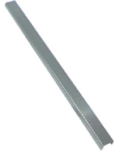 DHINOX LISTEL ACERO INOXIDABLE ESMERILADO U 1cm x 2ml LE10