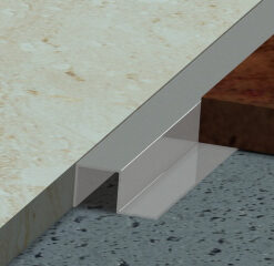 DHINOX LISTEL ACERO INOXIDABLE BRILLANTE U CON ALA 1cm x 2ml ALA10