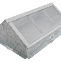 DHINOX CLARABOYA CHAPA GALVANIZADA Y POLICARBONATO ANGULAR P/ LOSA 60X60 CAG4