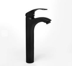 MOZART 7418 BAÑO LAVATORIO MONOCOMANDO VITRA NEGRO ALTA