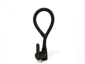MOZART 7363 COCINA MESADA MONOCOMANDO MIAMI NEGRA PICO FLEXIBLE