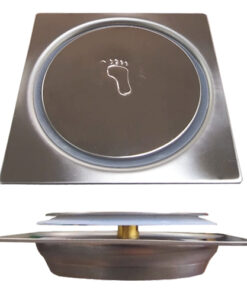 MOZART 7303 BAÑO REJILLA PRESS 15X15 ACERO INOXIDABLE