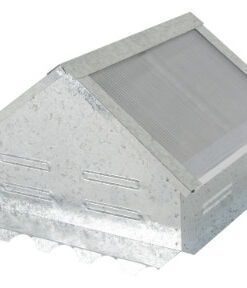 DHINOX CLARABOYA CHAPA GALVANIZADA Y POLICARBONATO ANGULAR P/ CHAPA 50X50 CAC2