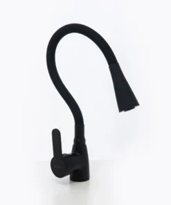 MOZART 8321 COCINA MESADA MONOCOMANDO FLEXIBLE NEGRA