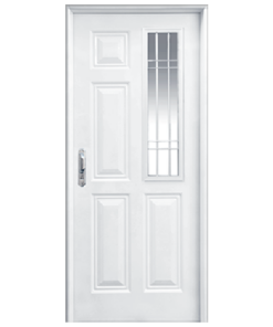 BARMETAL PUERTA DOBLE CHAPA INYECTADA REJA LATERAL 4 TABLERO 700 80 X 200 CON PINTURA ANTICORROSIVA BASE