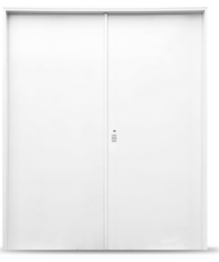 BARMETAL PORTON DOBLE CHAPA INYECTADA  CHAPA Nº 18 2 HOJAS 830 R 160 X 200 CON PINTURA ANTICORROSIVA BASE