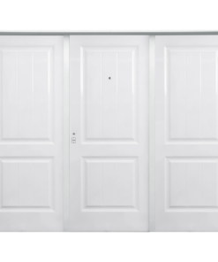 BARMETAL PORTON DOBLE CHAPA INYECTADA 3 HOJAS CIEGO 630 240 X 200 CON PINTURA ANTICORROSIVA BASE