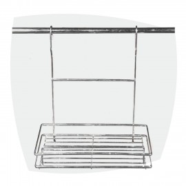 SOLDART ESTANTE SIMPLE CROMO COD 04-216